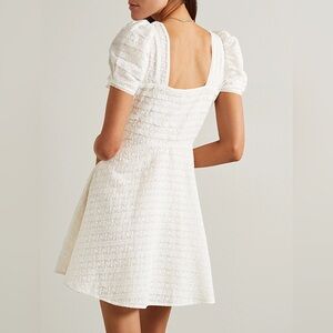 LoveShackFancy Della Dress white lace
